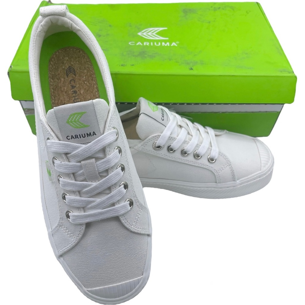 Cariuma unisex oca low off white canvas sneakers Size 6.5Women 5Mens - Picture 13 of 13